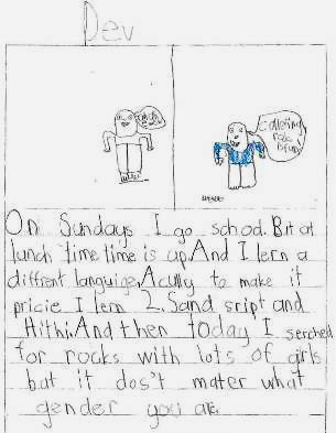 Dev's artwork and writing
