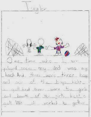 Taylor's  artwork and writing