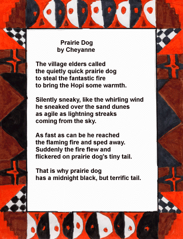 This is Cheyanne's narrative poem, Prairie Dog.