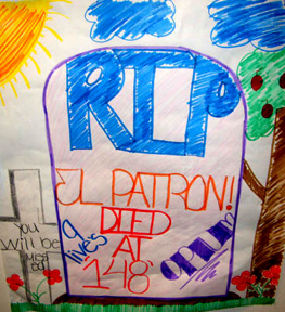 Britany's tombstone drawing