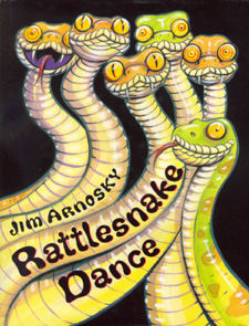 The book jacket shows six snakes before dance class.