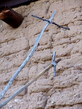 Saguaro rib picking poles