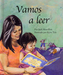 The  book jacket shows a woman reading to a baby